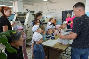 В Белебее дошкольники узнали, как печатается газета